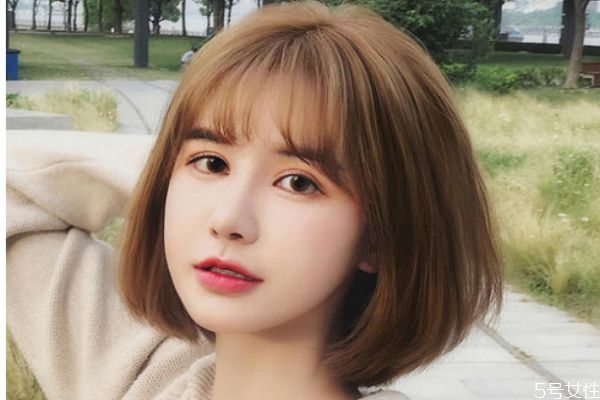 可爱波波头发型,小波波头发型照片