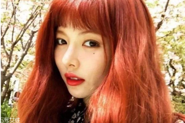 脏橘色发色适合什么肤色的人,脏橘色发色适合黄皮吗