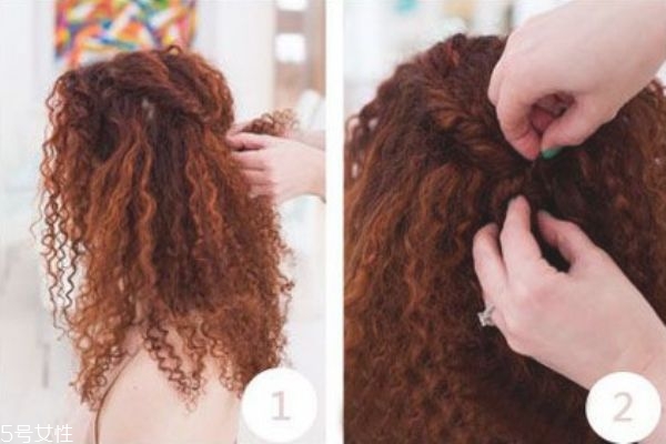 螺丝烫扎起来的发型,螺丝烫扎起来的发型图片