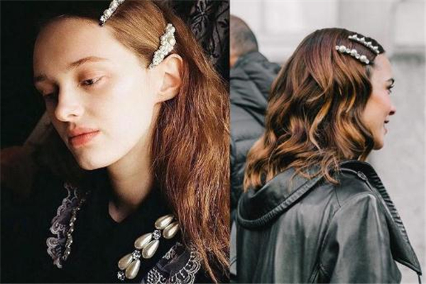 珍珠夹怎么夹,韩式珍珠夹图片