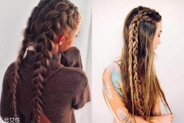 流行美编发教程视频,欧美编发发型图片