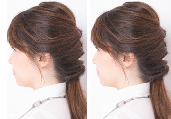 职业装发型扎法图解,简单职业女性发型扎法