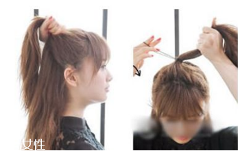 扎马尾前面头发怎么弄好看,头发怎么扎马尾好看又简单