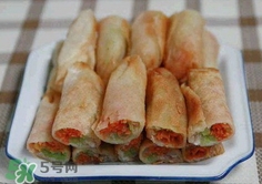 春卷怎么做,煎春卷的做法