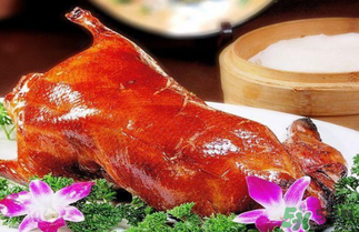 全聚德烤鸭吃法,全聚德烤鸭吃法讲究