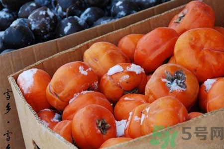 吃冻柿子对人身体有害吗,吃冻柿子对身体有什么好处