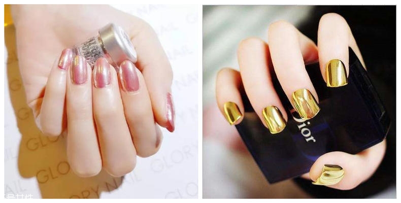 星星月亮美甲图片,渐变星月美甲图片大全