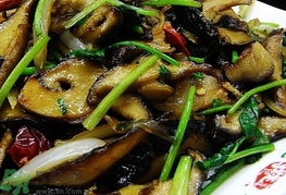 香菜炒香菇的做法,香菜炒香菇的家常做法大全