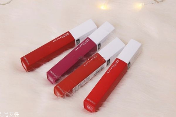 美宝莲唇釉哪个颜色好看,美宝莲唇釉色号
