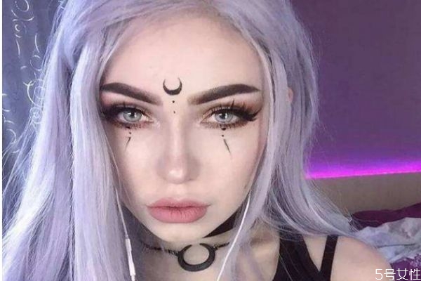 哥特妆容图片,哥特风格妆容及造型