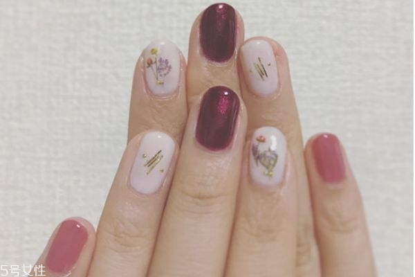 干花美甲图片,干花美甲图片 图片欣赏