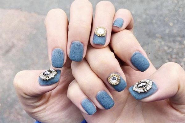 新年磨砂美甲图片,磨砂美甲 最新图片