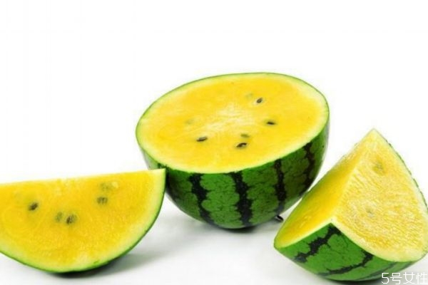 黄心西瓜的功效和作用,西瓜是黄心的能吃吗