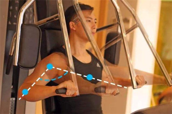 坐姿推胸正确姿势,坐姿推胸动作要领