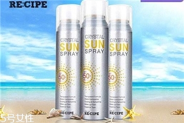 recipe防晒喷雾好用吗,水晶防晒喷雾好用吗