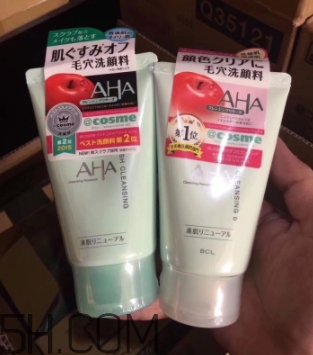 aha果酸洗面奶能天天用吗,aha果酸洗面奶