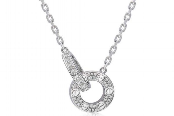 卡地亚项链是什么金子做的,卡地亚黄金项链