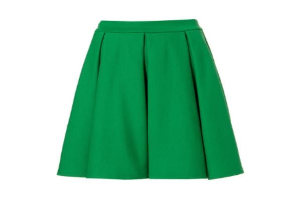 绿色裙子怎么搭配上衣什么颜色,绿色裙子配什么上衣好看图片