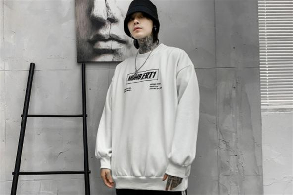 女式带帽卫衣上衣,白色加绒卫衣