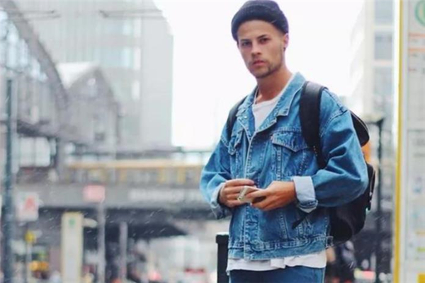 牛仔外套最佳搭配图片男,牛仔衣配什么内搭好看男