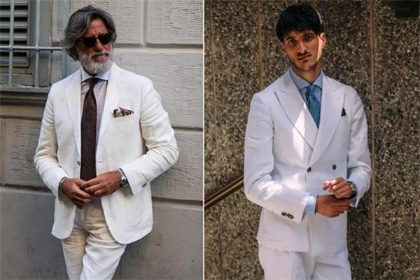 白色西装外套内搭什么,白色西装套装内搭什么