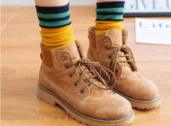 堆堆袜怎么搭配鞋子图片,搭配堆堆袜的鞋子