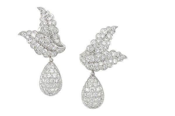 纯银耳坠图片,纯银耳钉怎么选