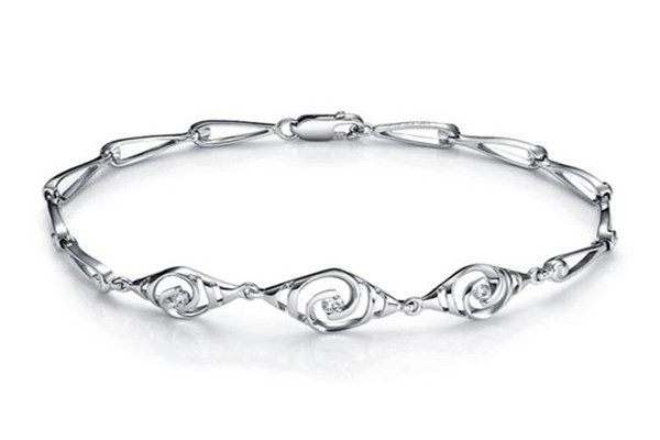 白金带钻手链,怎样挑选铂金项链