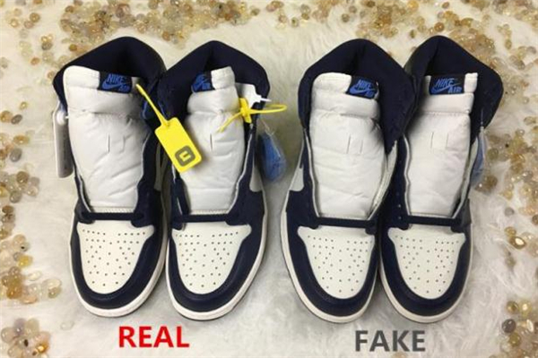 aj1黑曜石北卡蓝真假对比 aj1北卡蓝黑曜石真假鉴定,aj1北卡蓝黑曜石怎么看真假