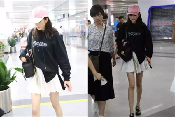 黑色卫衣搭配百褶裙好看吗,黑色卫衣搭配百褶裙图片