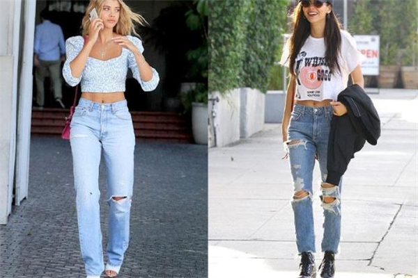 露脐装怎么搭配,露脐上衣配什么下装