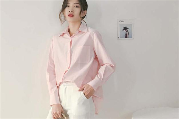 粉色衬衫搭配图,粉色衬衫搭配什么颜色好看