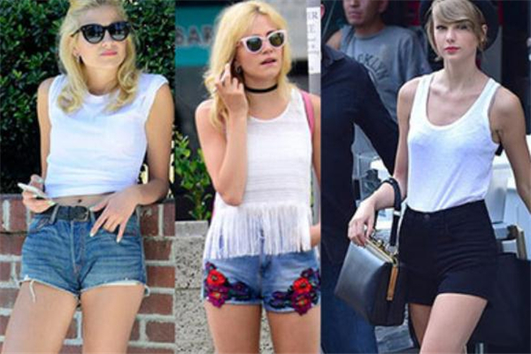 白色背心配什么颜色内搭,白色背带裤搭配图片