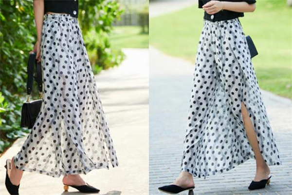 雪纺阔腿裤配什么上衣图片,雪纺阔腿裤配什么上衣好看