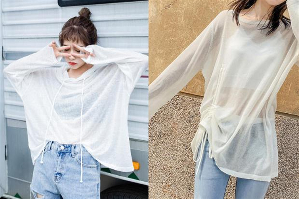 套头防晒衣怎么穿好看,套头防晒衣里面穿什么