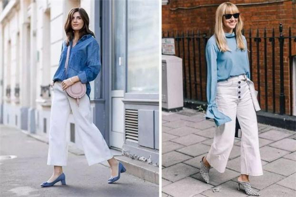 加厚阔腿裤,宽松阔腿裤搭配什么上衣