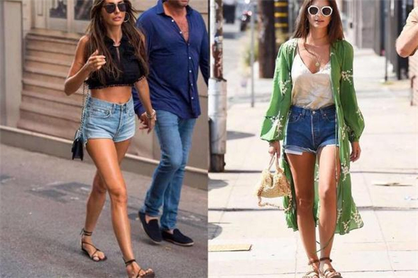 短裤搭配凉鞋吗,长裤配凉鞋