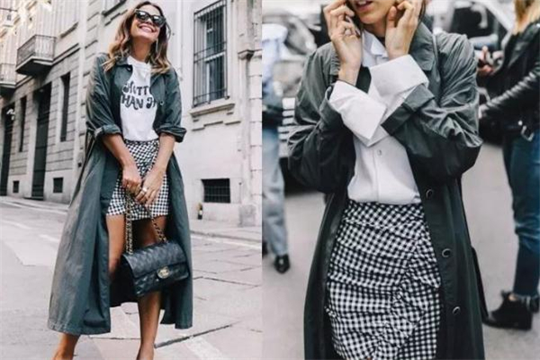 短款风衣可以搭配长裙吗,短款风衣搭配什么裙子