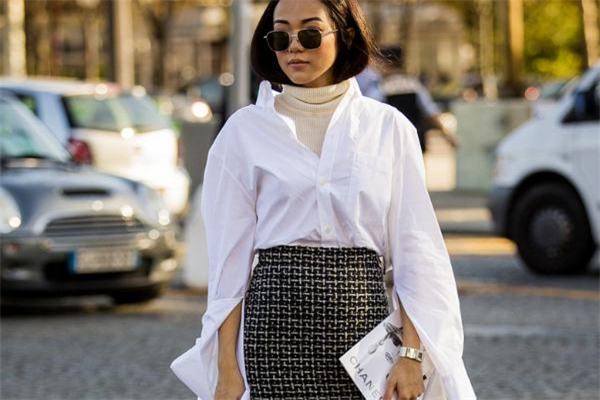 打底衫搭配衬衫女,打底衫搭配衬衫