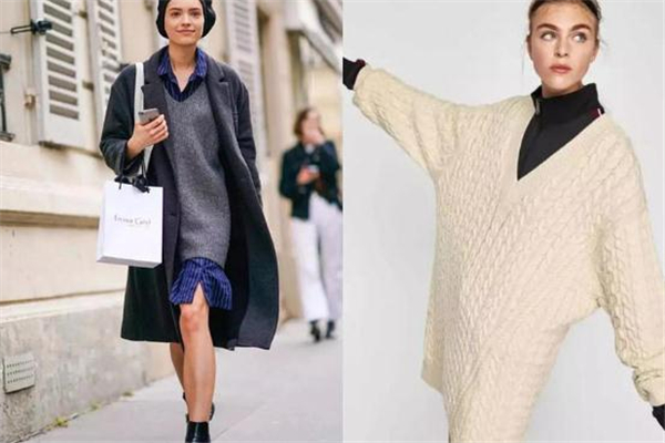 v领毛衣内搭衬衫搭配照片,V领毛衣内搭衬衫