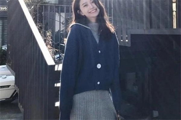 开衫毛衣搭配裙子图片,毛衣开衫穿搭