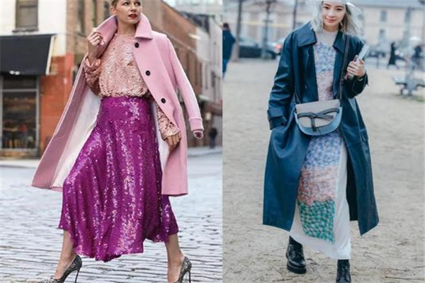 大衣搭配裙子图片女,大衣搭配裙子长度