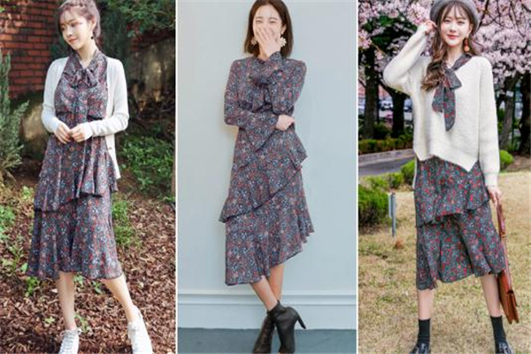 雪纺碎花连衣裙搭配什么外套,雪纺碎花连衣裙的卖点