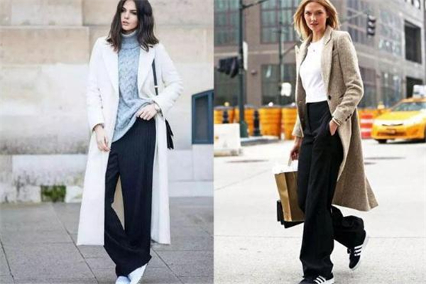 女士今年最流行的休闲运动鞋,运动大衣长款