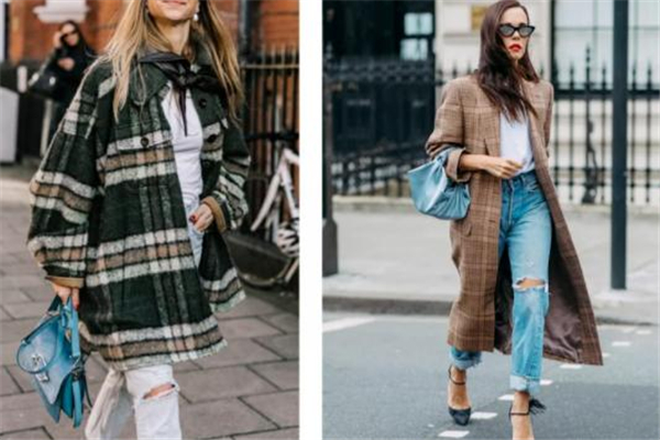 大衣里面穿t恤奇怪吗,大衣里面穿T恤