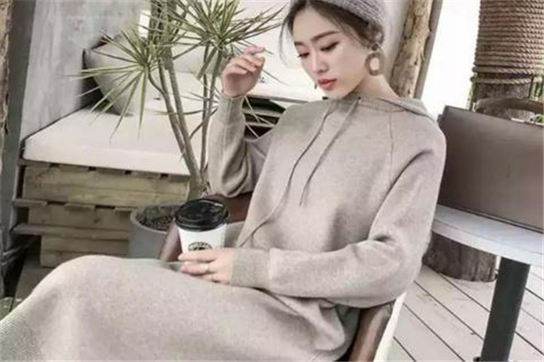 连帽针织裙怎么搭配,针织帽衫女 连帽