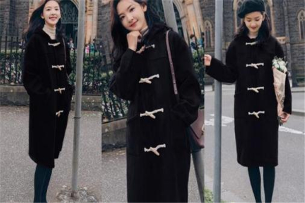 牛角扣大衣适合哪个年龄段穿,牛角扣大衣搭配图片