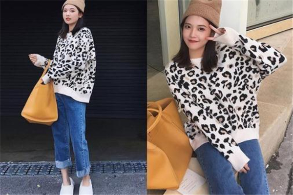 毛衣搭配牛仔裤好看吗,中长款毛衣搭什么外套