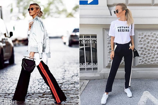 带条运动裤怎么搭配,条纹运动裤怎么搭配上衣