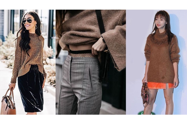 驼色毛衣配什么裤子好看,驼色毛衣配什么裤子